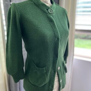 Forever Twenty One Women’s Jrs size L knit sweater top snap button closure